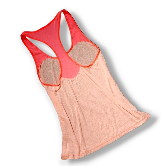HOLLISTER - Activewear Mesh See Through Racer Back Pink Neon Tank Top - Picture 5 of 10